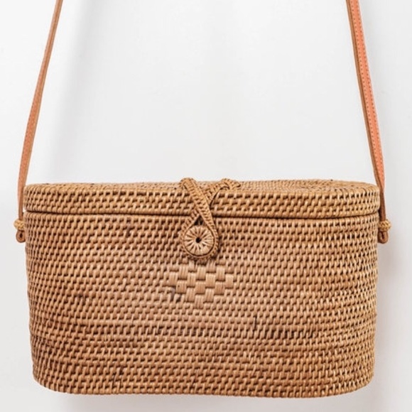 Bembien Harper Straw Rattan Bag - Picture 1 of 6